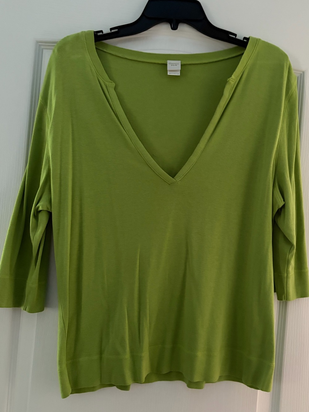 Garnet Hill Green Knit Top